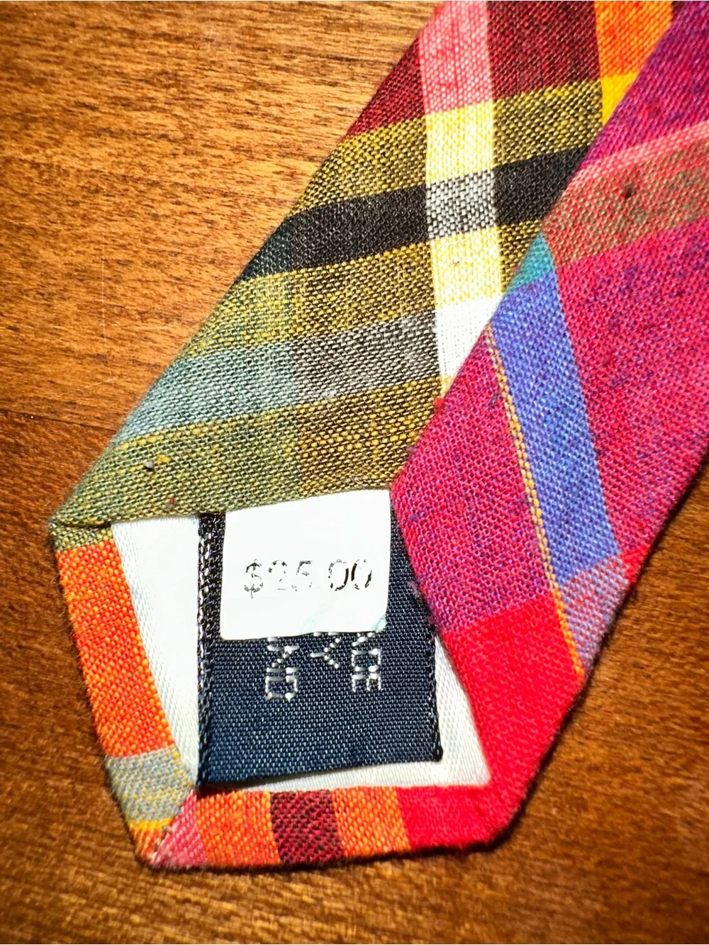 Polo by Ralph Lauren Multicolor Plaid Tie - Red, Blue, Green, Yellow